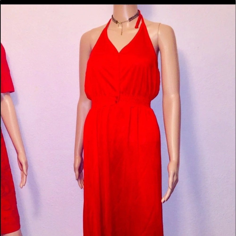 10065 Women’s red comfortable slips On dress size S